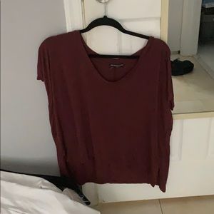 Burgundy brandy Melville top